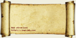 Josif Aćimović vizit kartica